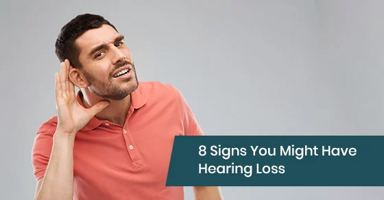 Different signs of having hearing loss